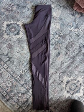 90 Degree By Reflex Dark Purple Performance Leggings